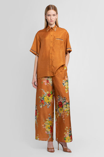 ZIMMERMANN WOMAN ORANGE SHIRTS