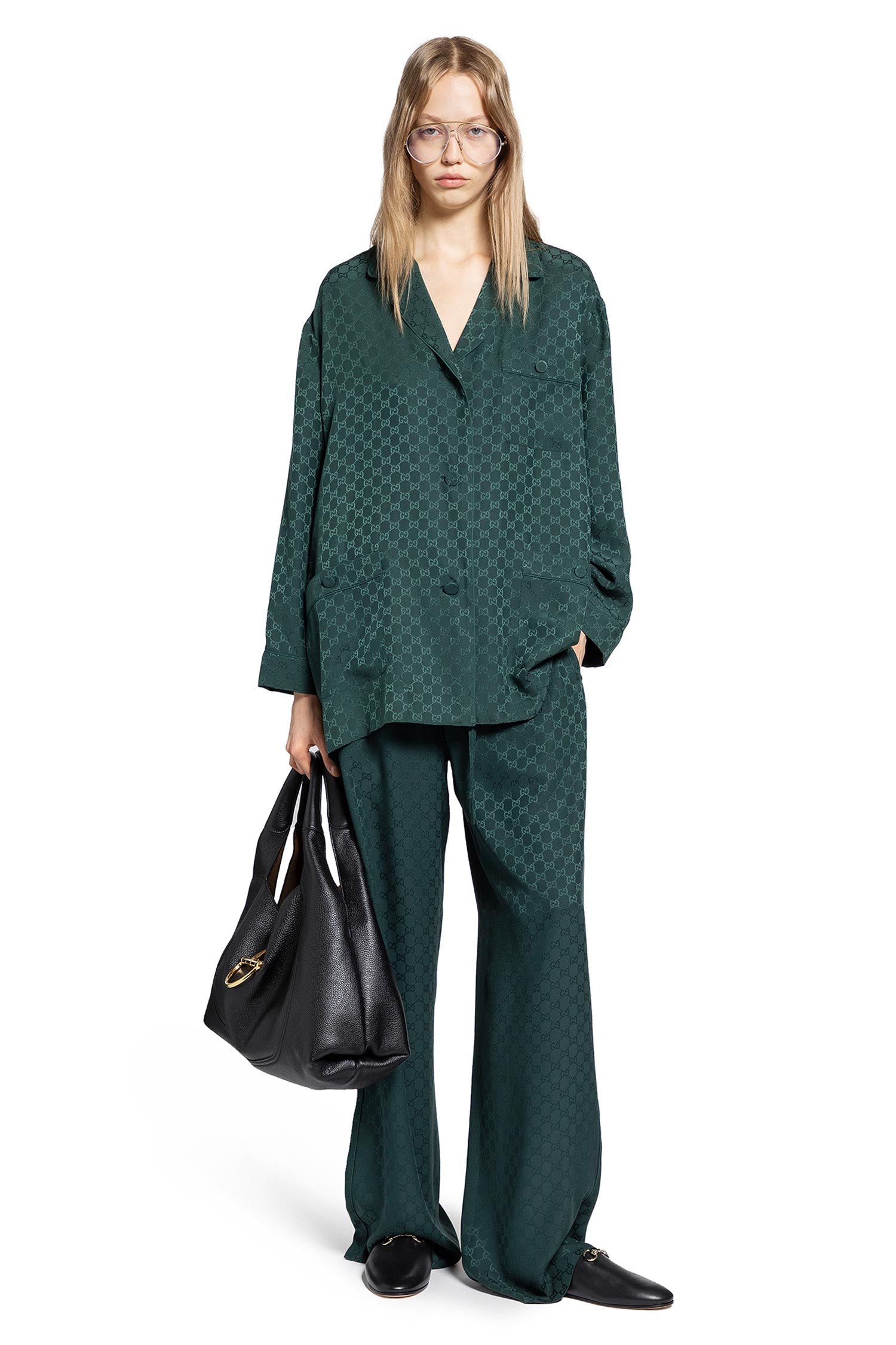 GG Silk Jacquard Shirt