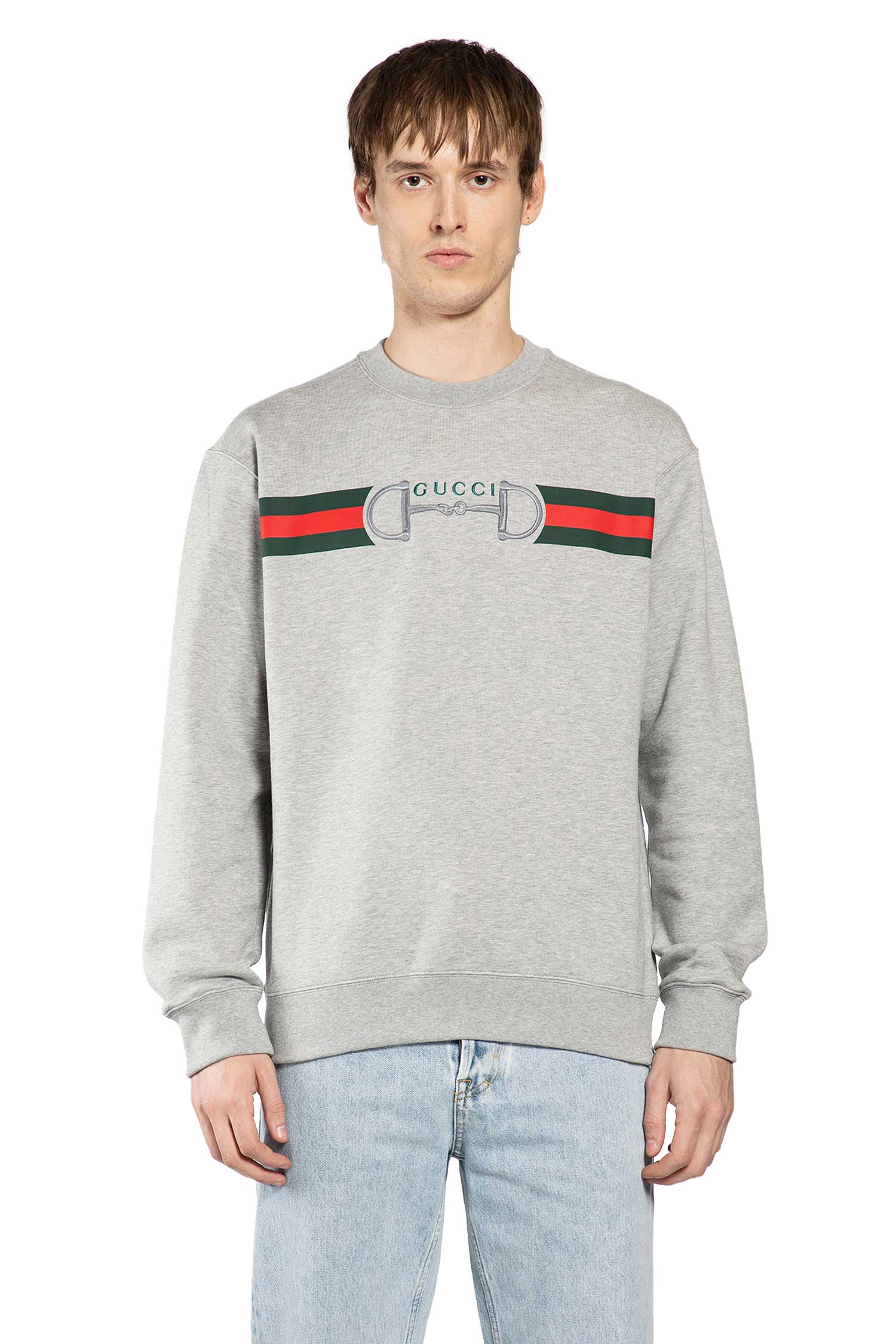 Web and Horsebit Sweatshirt