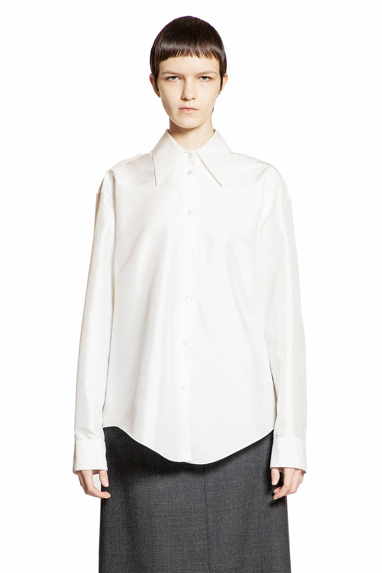 THE ROW WOMAN OFF-WHITE SHIRTS