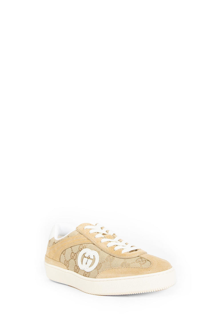 GUCCI WOMAN BEIGE T-SHIRTS & TANK TOPS