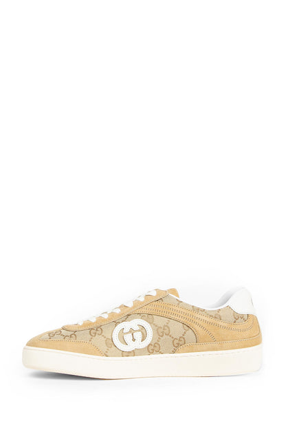 GUCCI WOMAN BEIGE T-SHIRTS & TANK TOPS