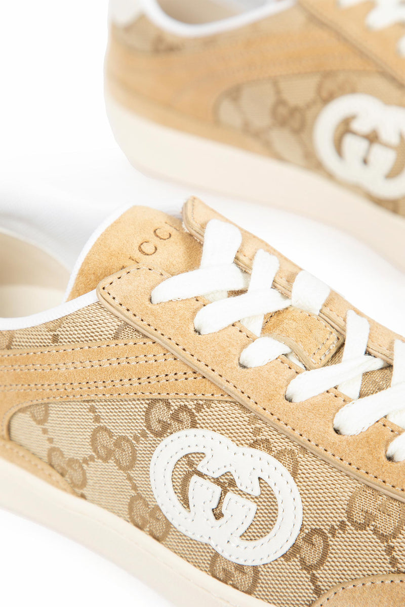 Calfskin Canvas Sneakers