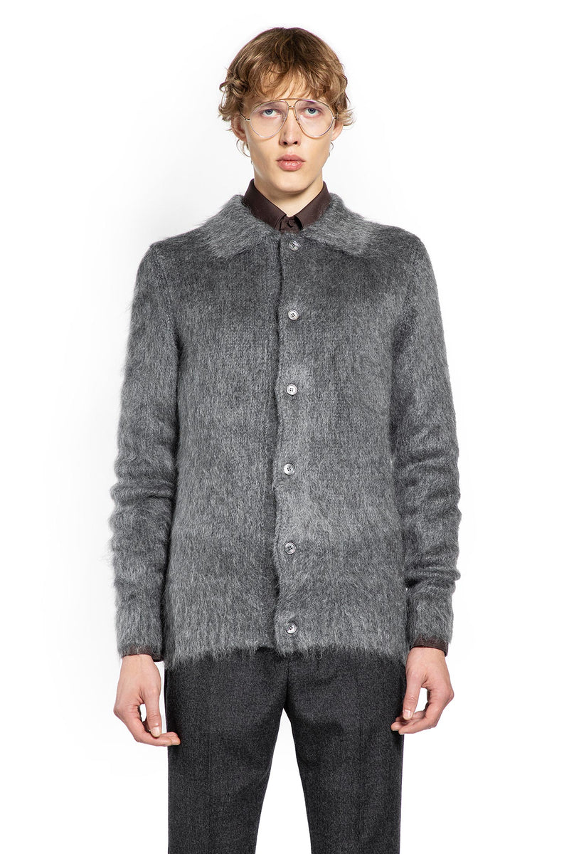 Brushed Wool Mohair Cardigan