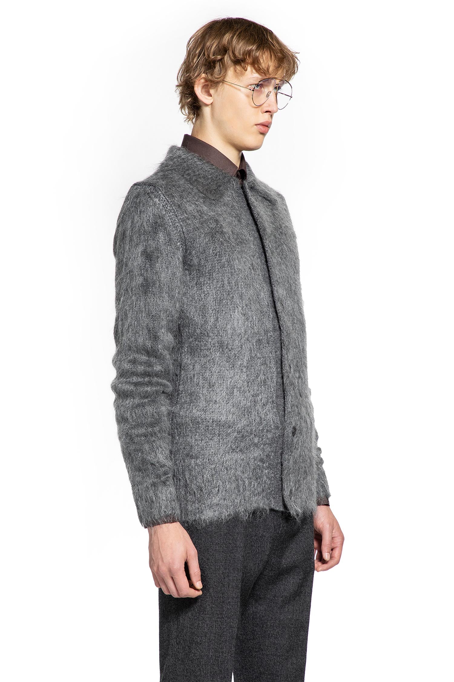 Brushed Wool Cardigan