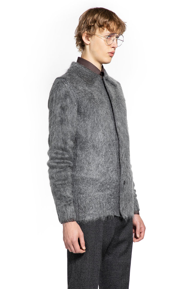 Brushed Wool Mohair Cardigan