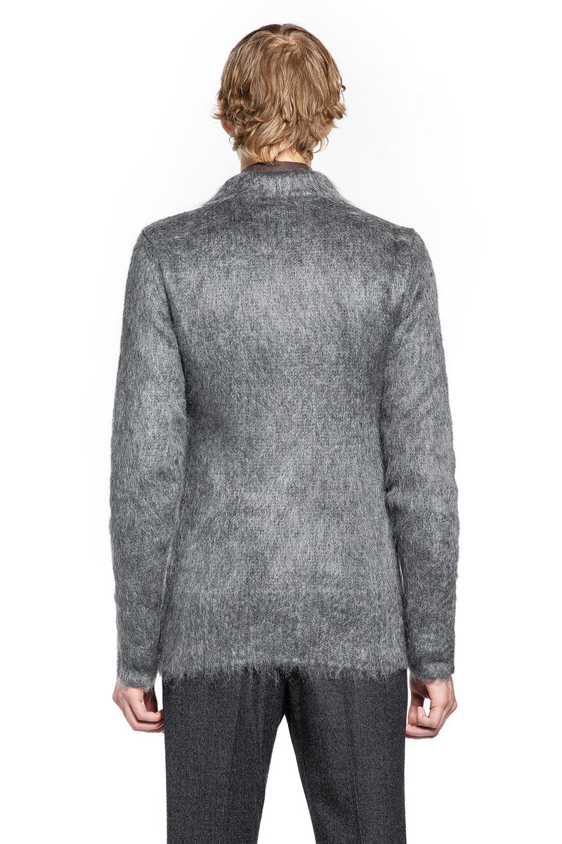Brushed Wool Mohair Cardigan