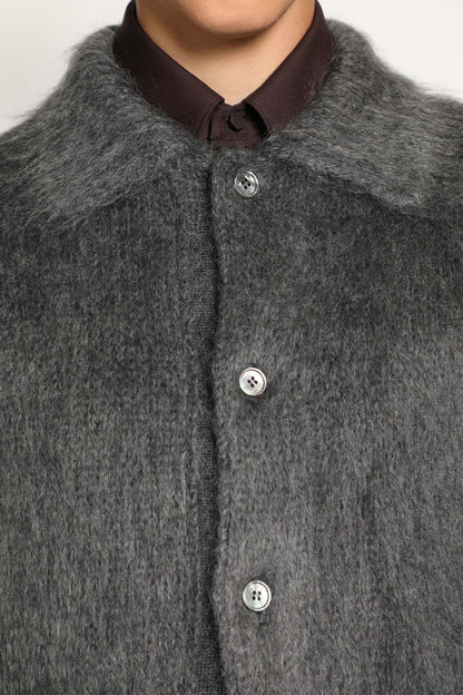 Brushed Wool Cardigan