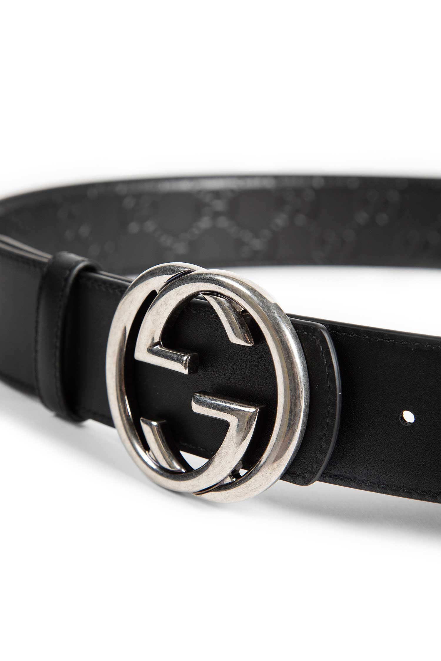 Reversible Leather GG Belt