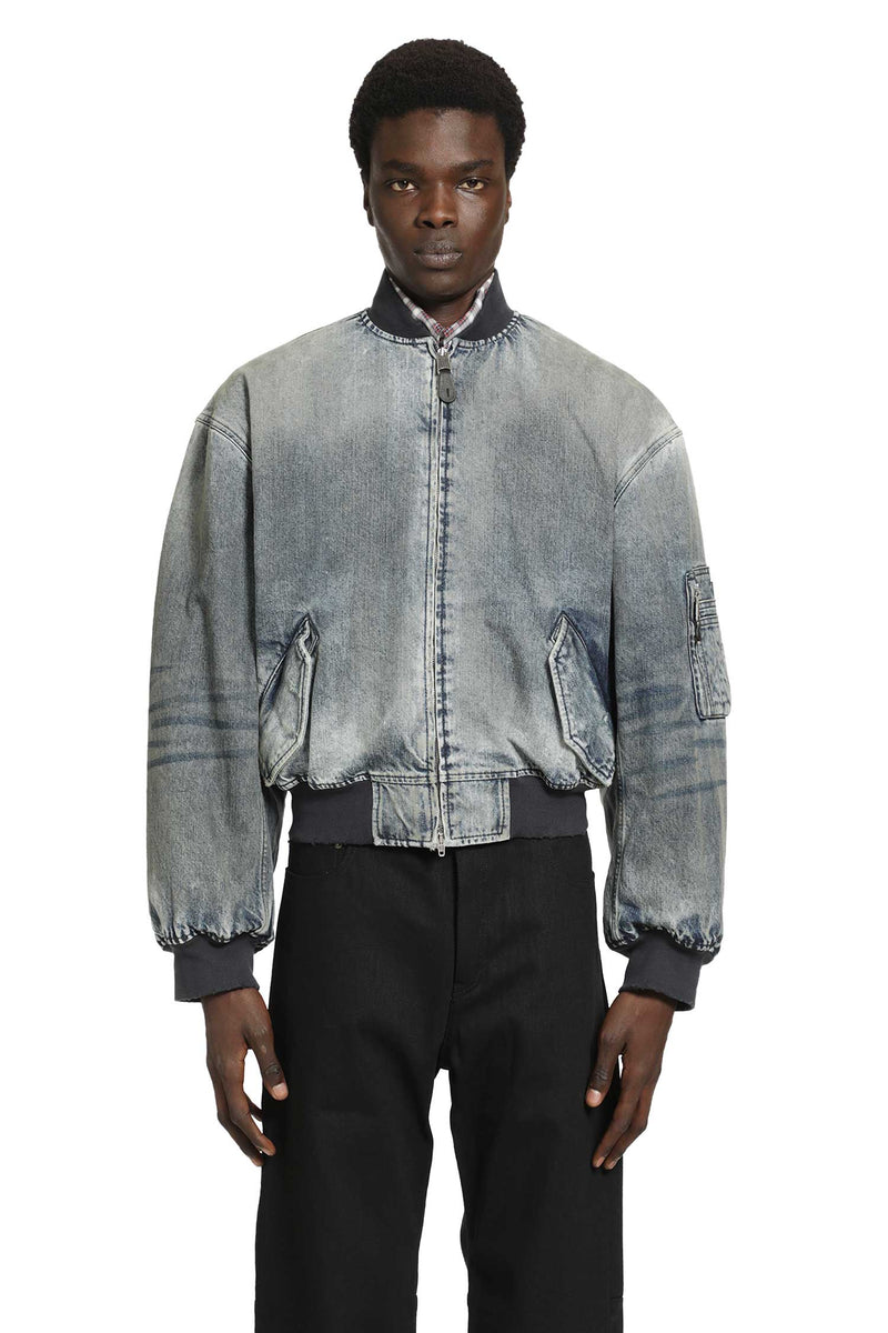 Standard Denim Bomber Jacket