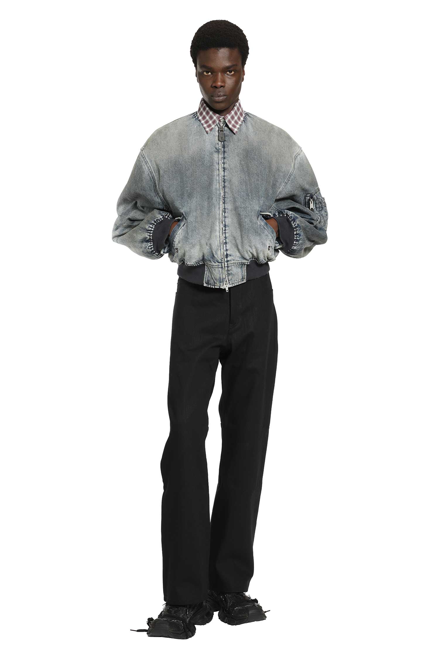 Standard Denim Bomber Jacket