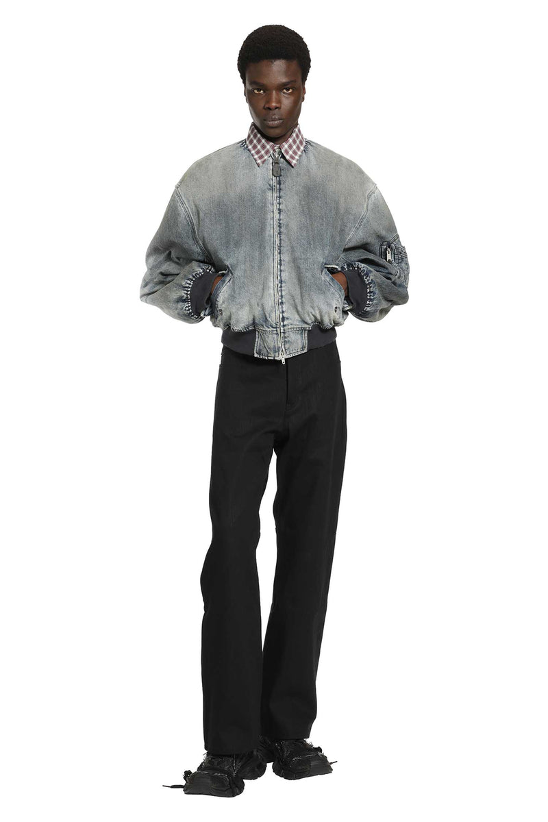 Standard Denim Bomber Jacket
