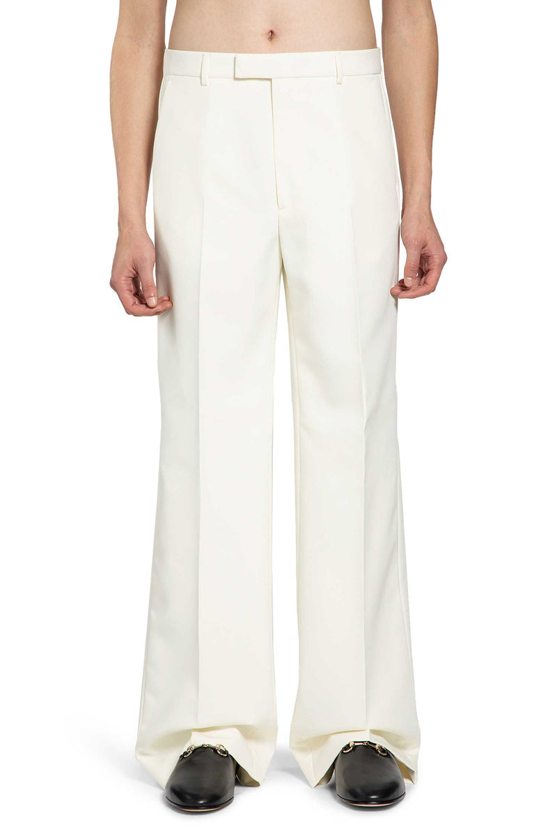 Silk Twill Tailored Pants