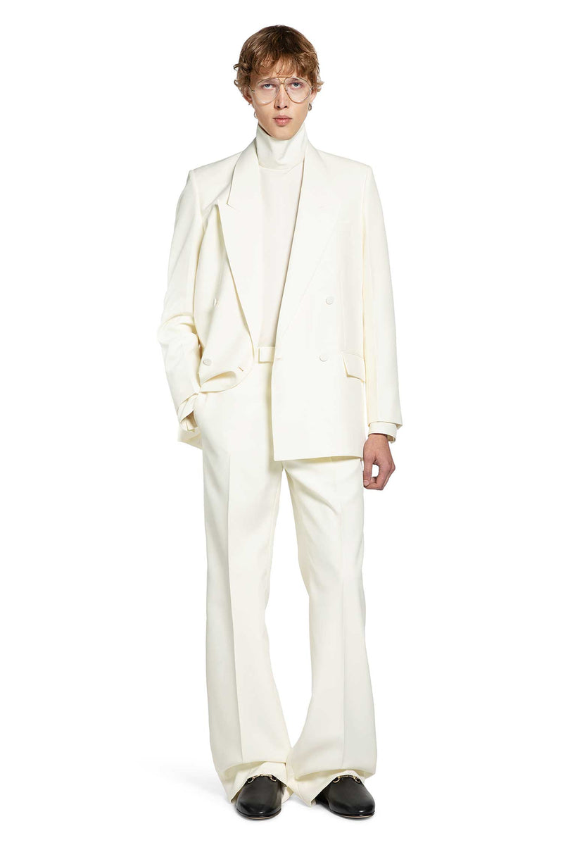 Silk Twill Tailored Pants