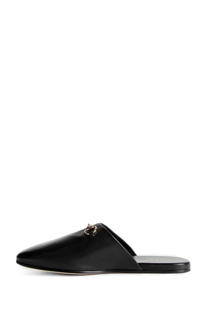 GUCCI MAN BLACK SANDALS & SLIDES