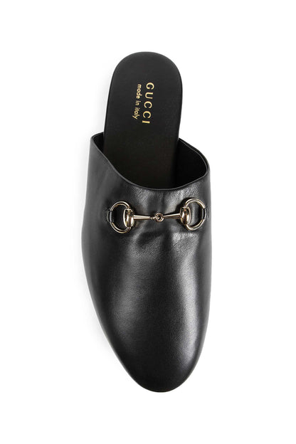 GUCCI MAN BLACK SANDALS & SLIDES