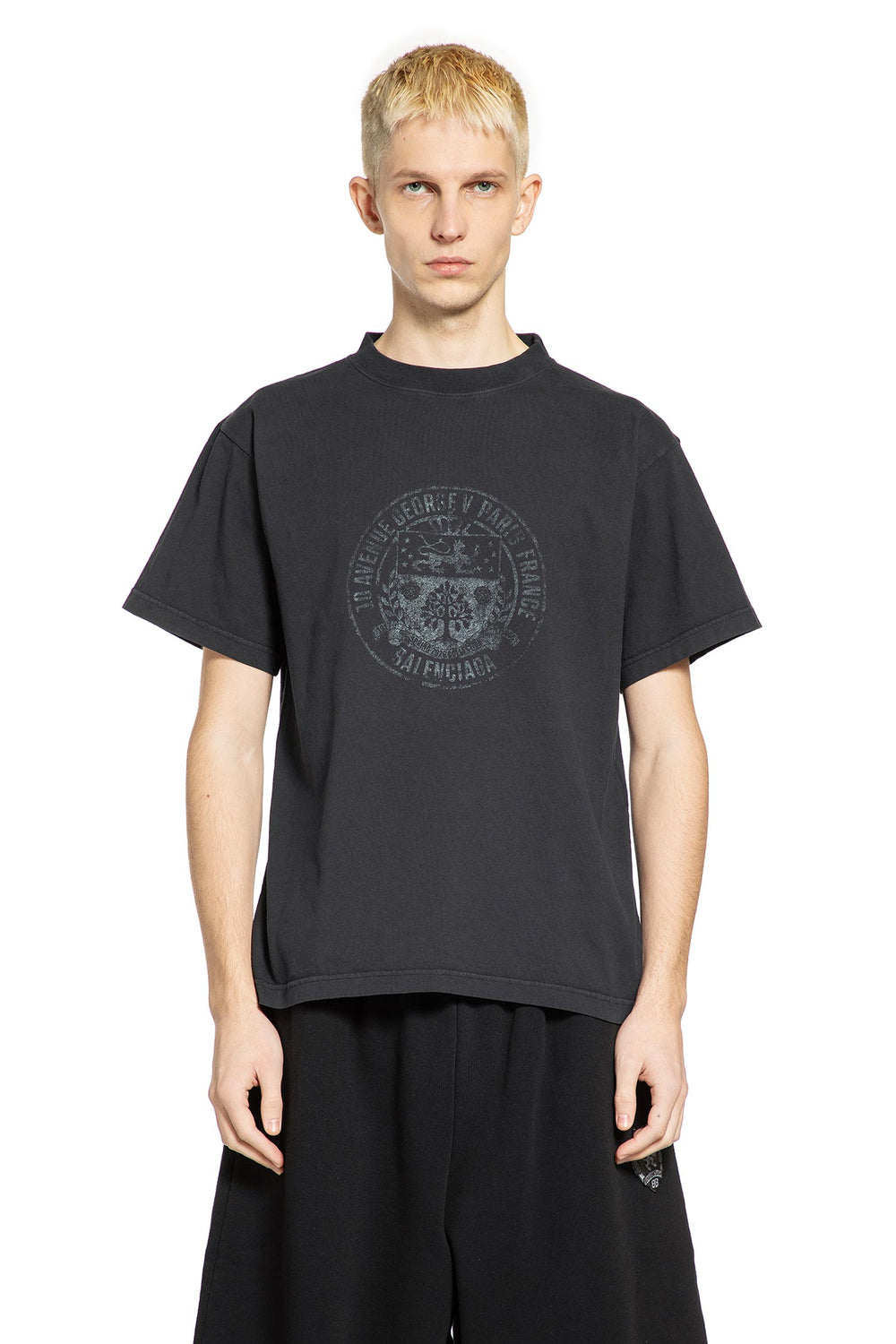 BALENCIAGA Crest Logo T-Shirt man