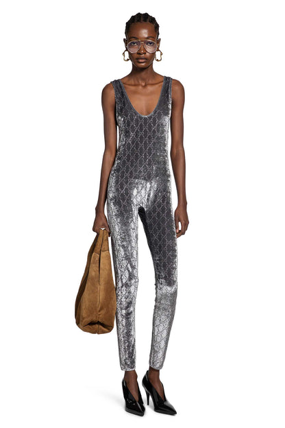 GG crystal embroidered jumpsuit