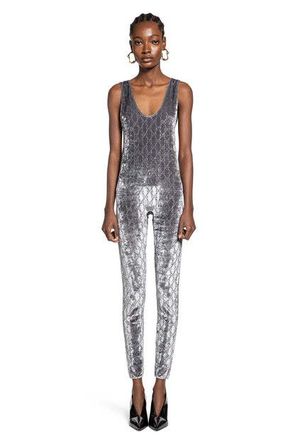 GG crystal embroidered jumpsuit