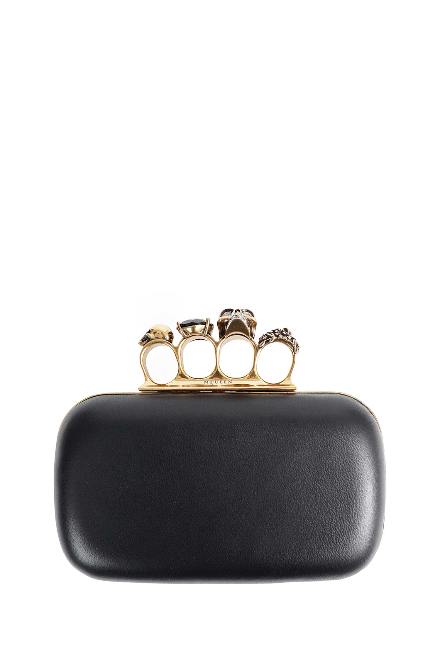 MCQUEEN Knuckle Clutch With Chain woman
