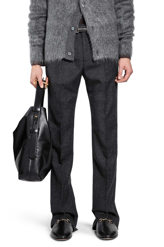 Wool Mouliné Pants