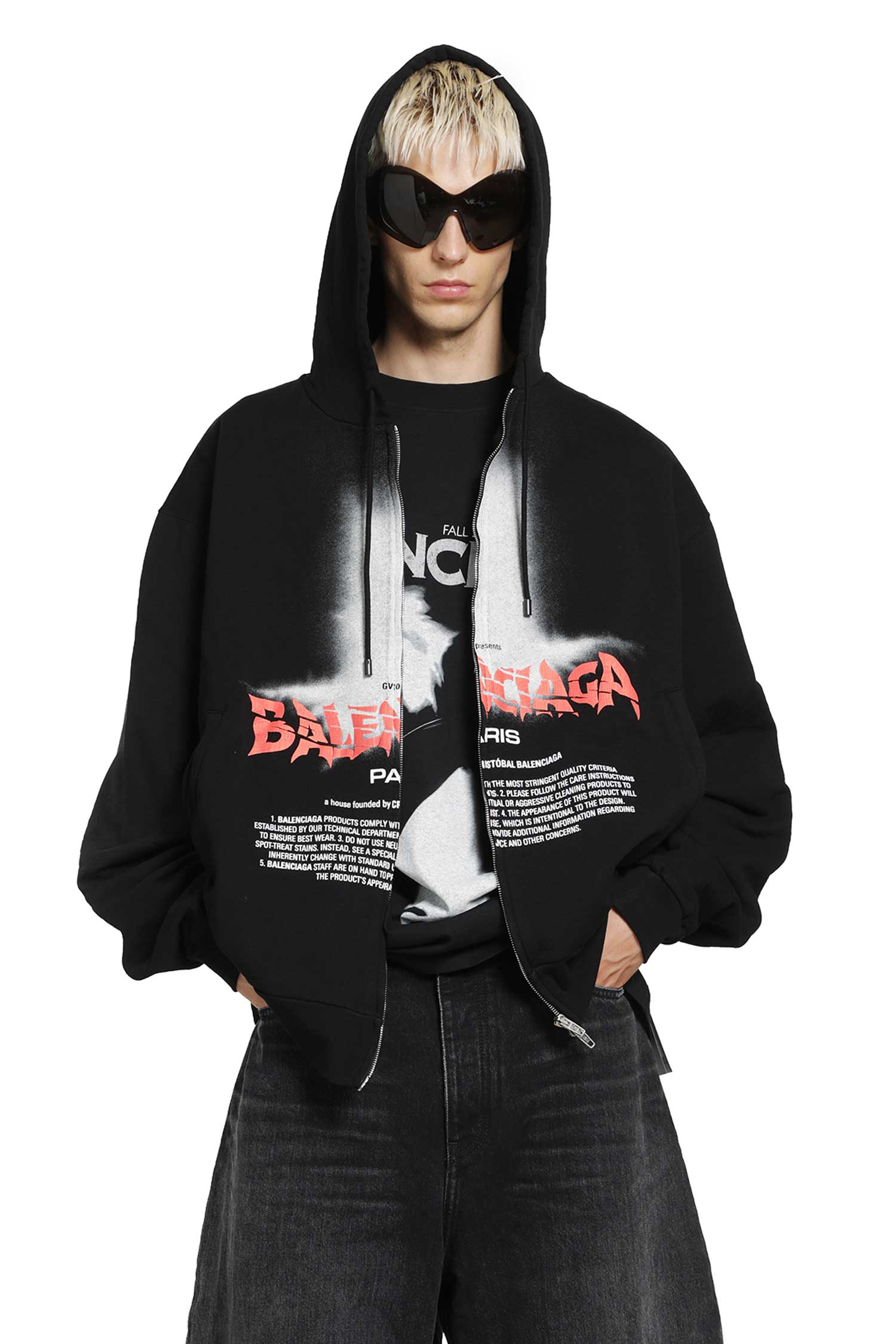 The Door Oversized Zip-Up Hoodie