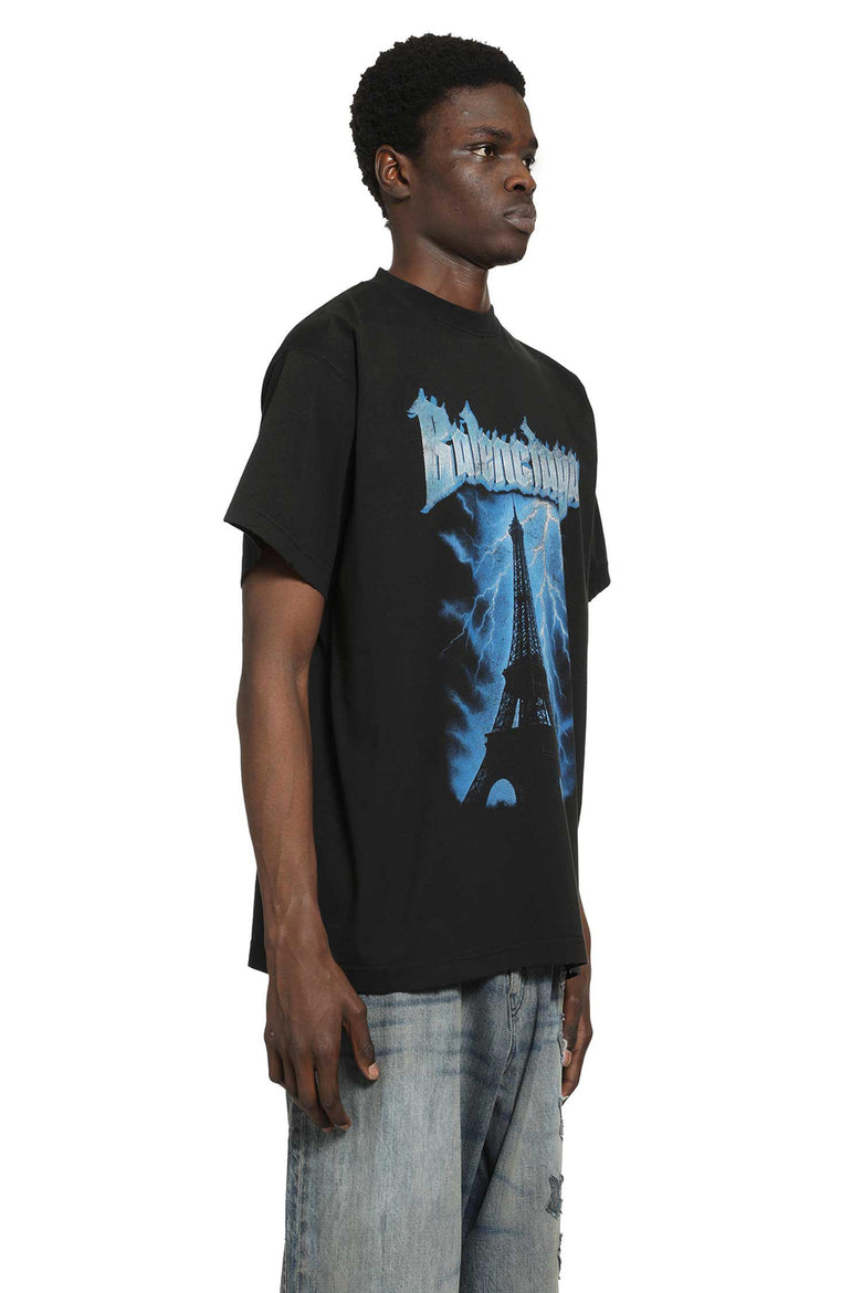 Paris Thunderstorm Oversized T-Shirt