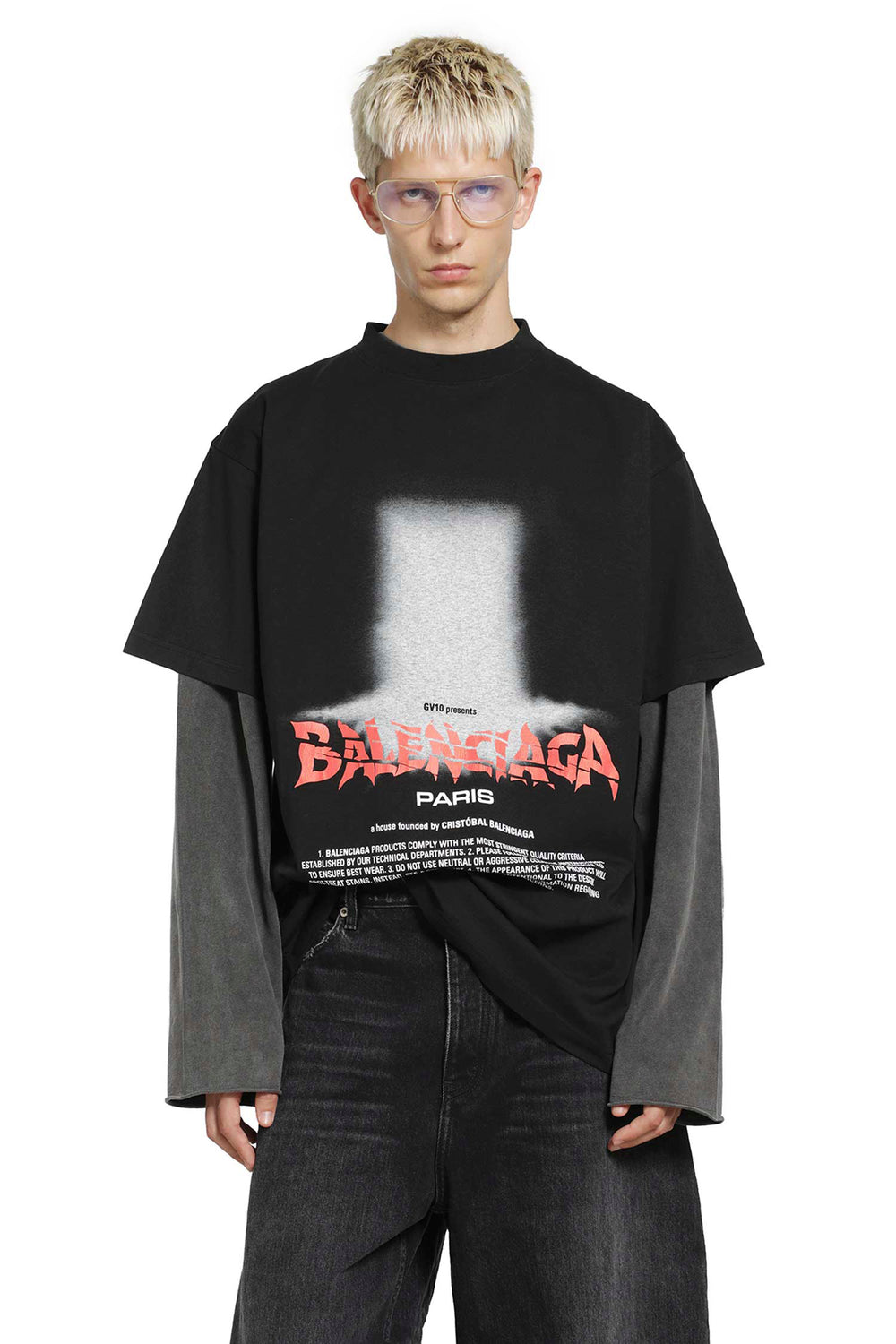 BALENCIAGA The Door Oversized T-Shirt man