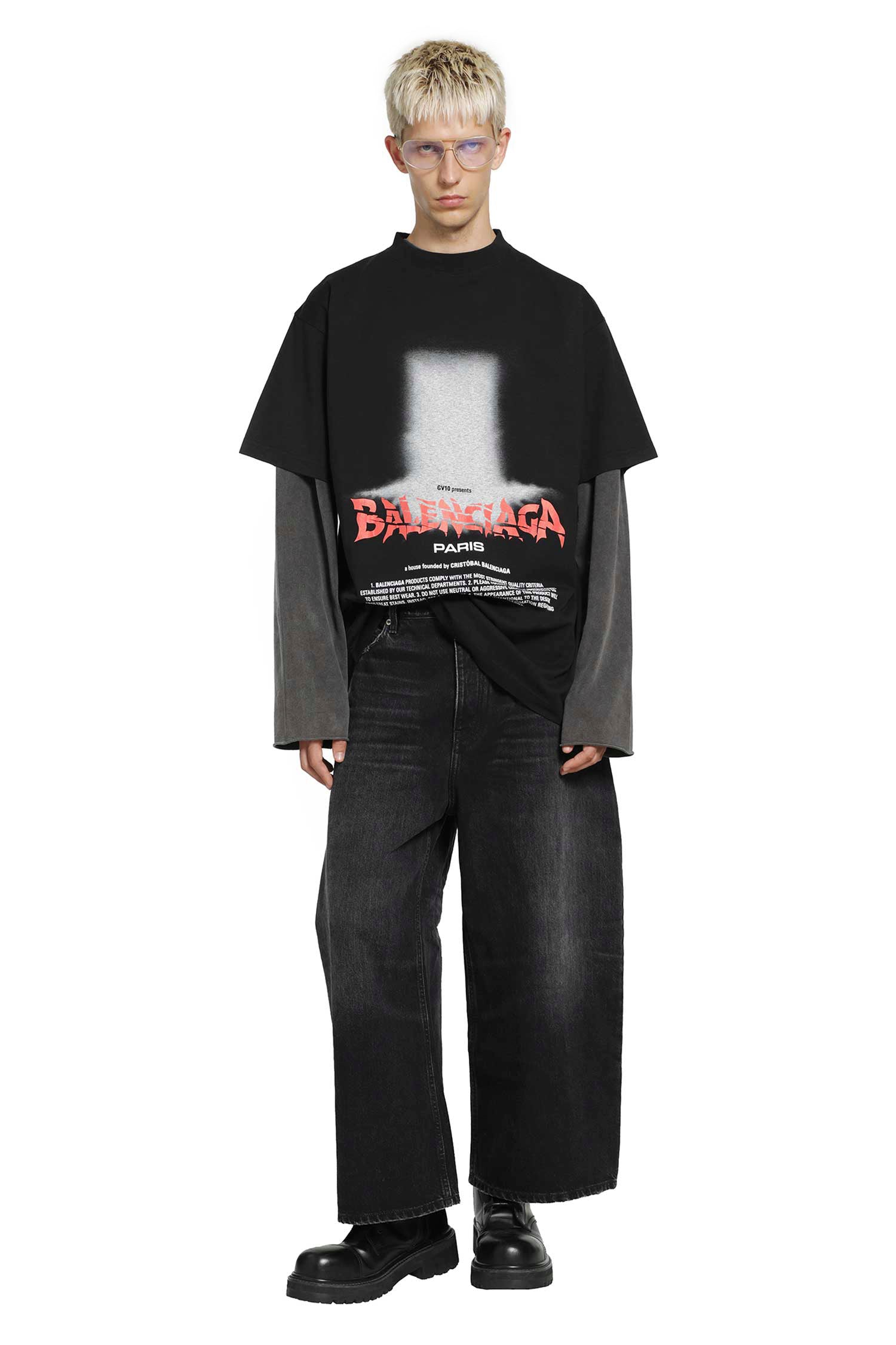 BALENCIAGA The Door Oversized T-Shirt man