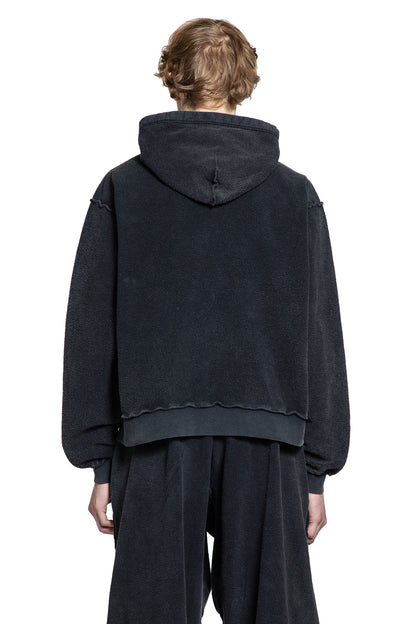 BALENCIAGA MAN BLACK SWEATSHIRTS