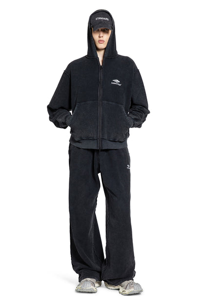 BALENCIAGA MAN BLACK SWEATSHIRTS
