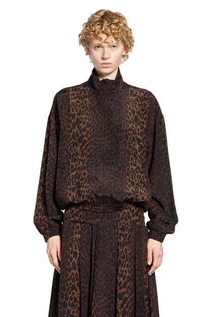 Leopard Print Track Jacket