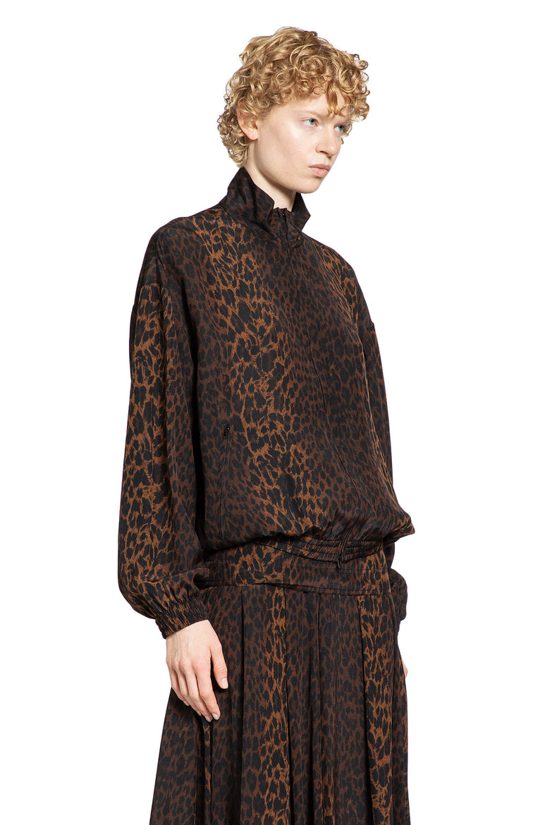 Leopard Print Track Jacket