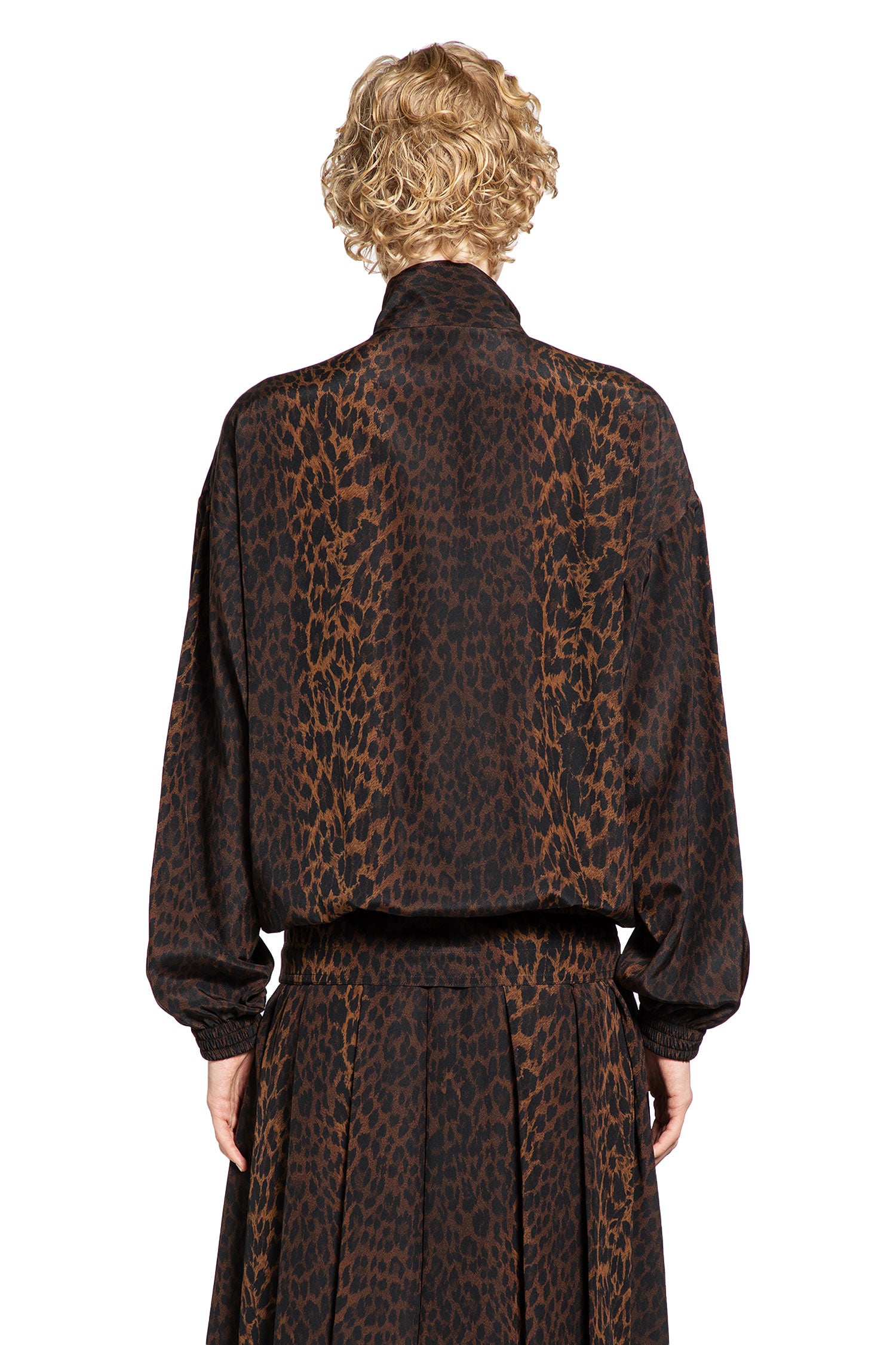 Leopard Print Track Jacket