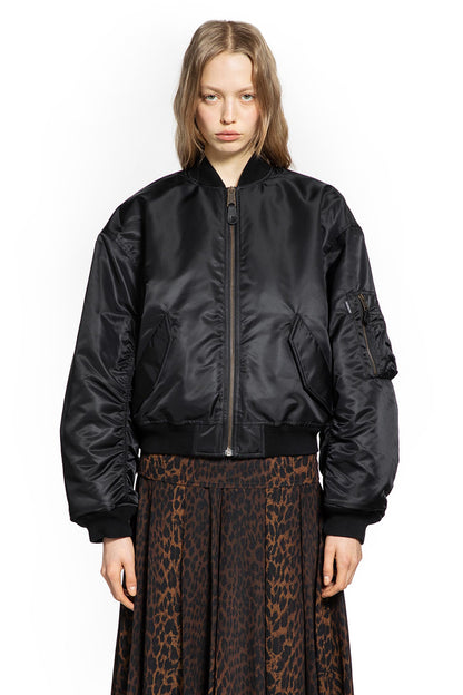 Standard Bomber in Satin Technical Fabric