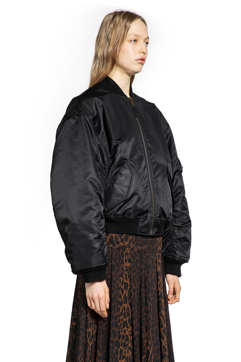 Standard Bomber in Satin Technical Fabric