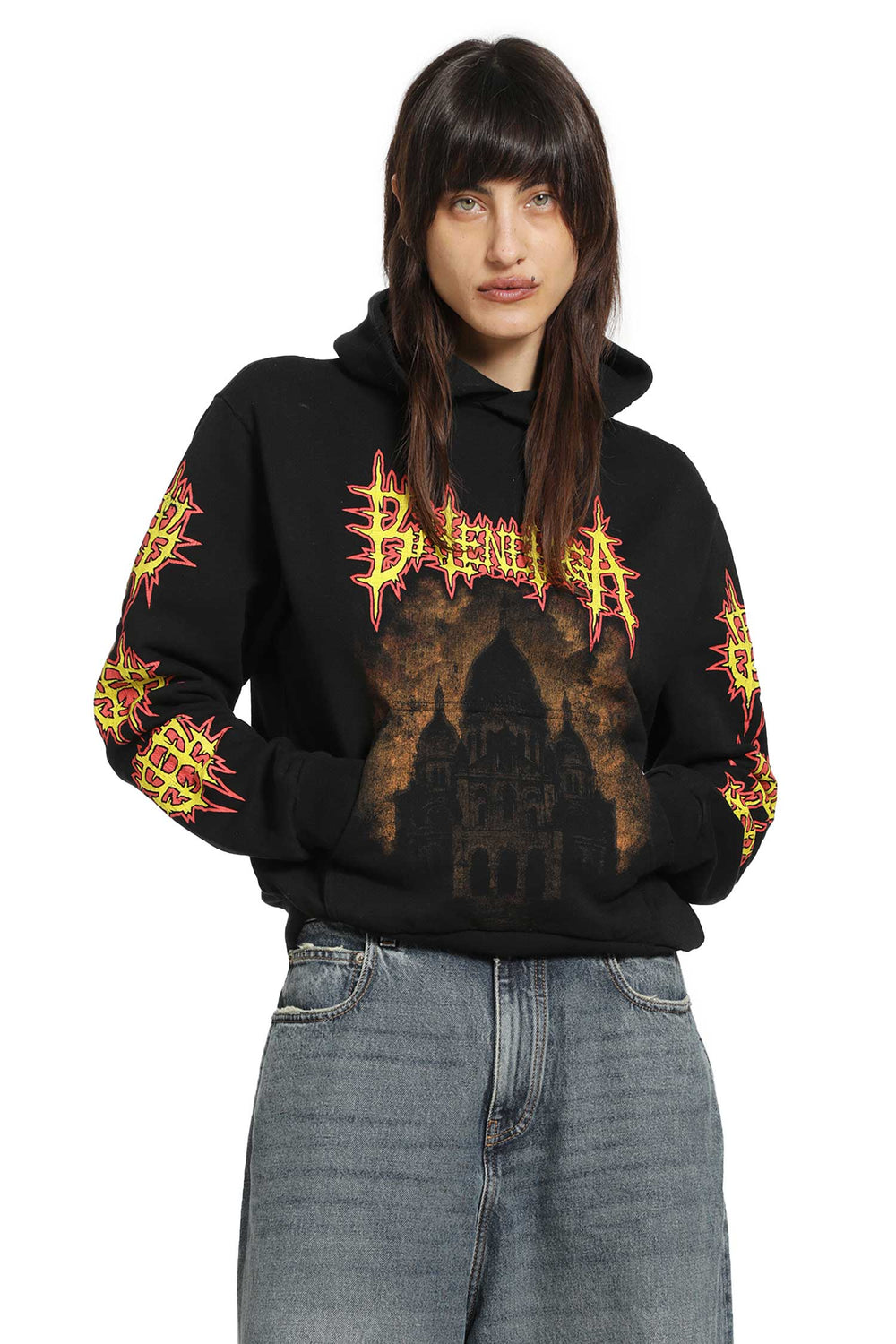 BALENCIAGA Sacré Coeur Medium Fit Hoodie woman