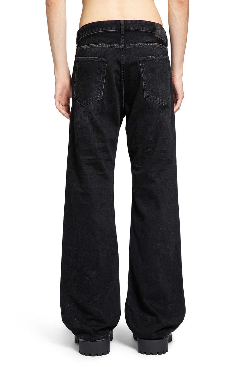 Cotton Baggy Jeans Worn Effect