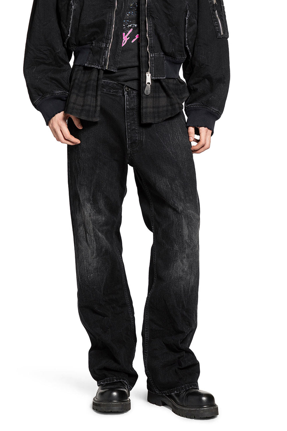 BALENCIAGA Distressed Jeans man