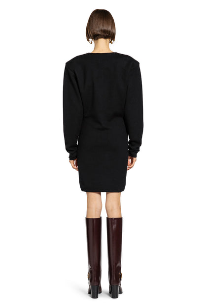 SAINT LAURENT WOMAN BLACK DRESSES