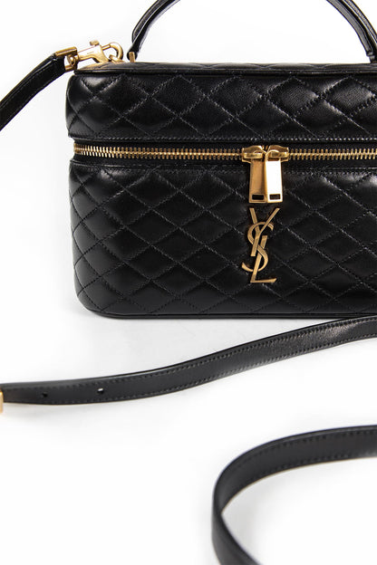 SAINT LAURENT WOMAN BLACK TOP HANDLE BAGS