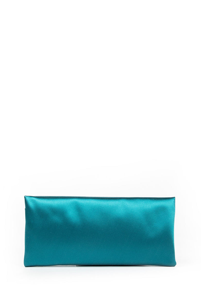 SAINT LAURENT WOMAN BLUE CLUTCHES & POUCHES