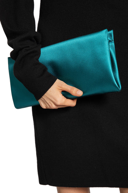 SAINT LAURENT WOMAN BLUE CLUTCHES & POUCHES