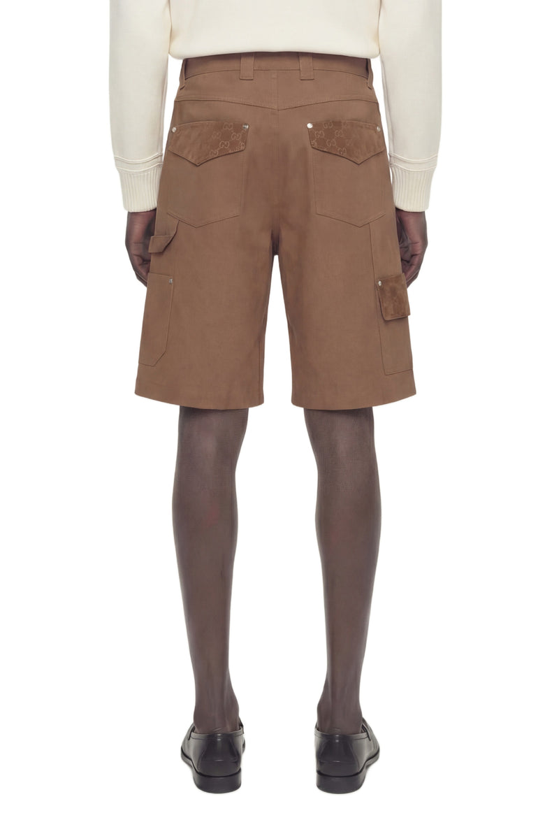 GUCCI Cotton Cargo Bermudas man