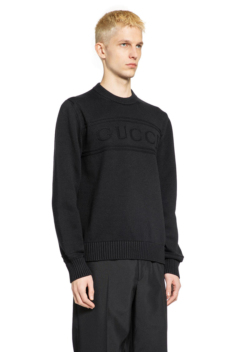 Knit Cotton Wool Jumper With Intarsia