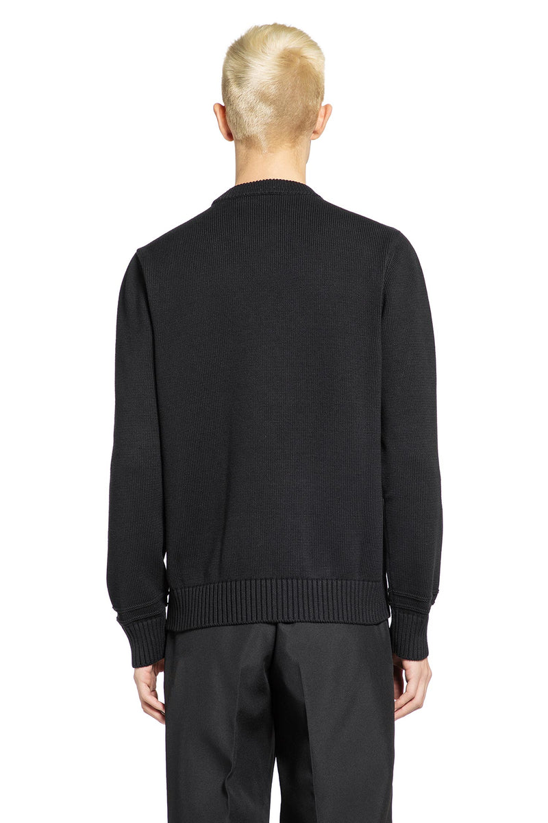 Knit Cotton Wool Jumper With Intarsia