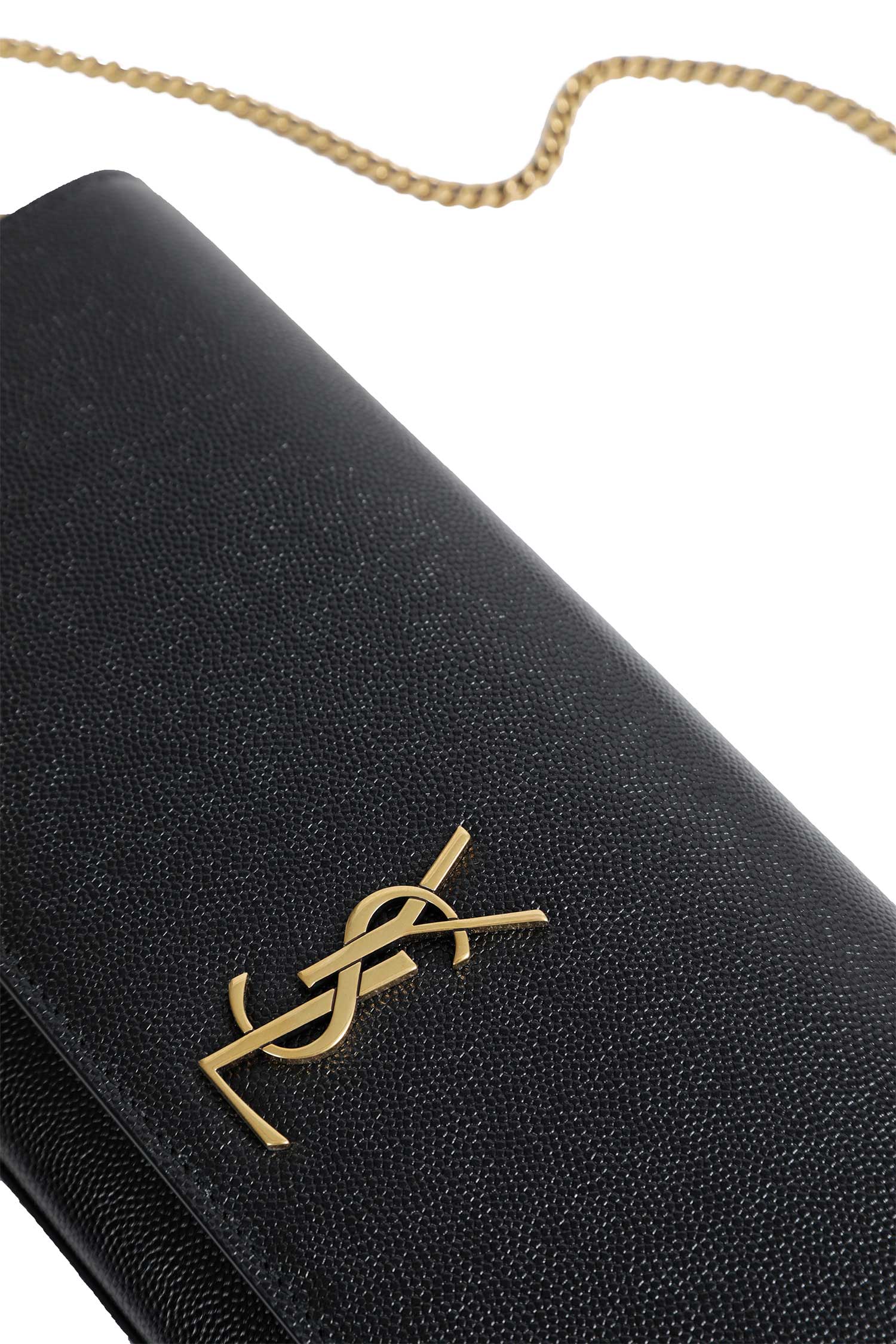 Grain De Poudre Leather Kate Clutch