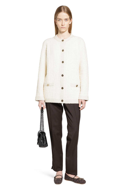 Bouclé Lurex Wool Cardigan