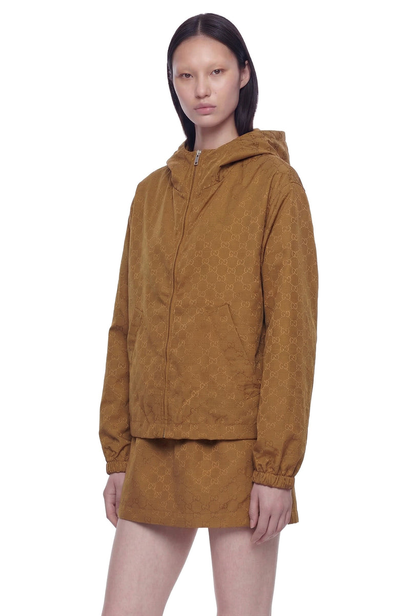 Slub GG Nylon Windbreaker