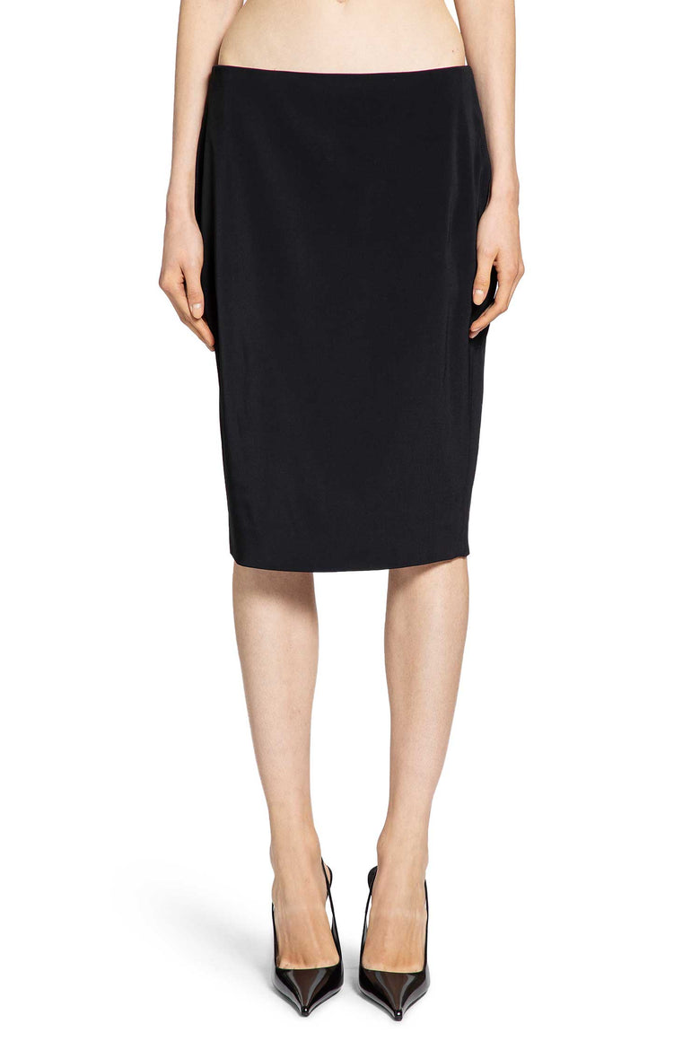 Cassandre Pencil Skirt in Satin